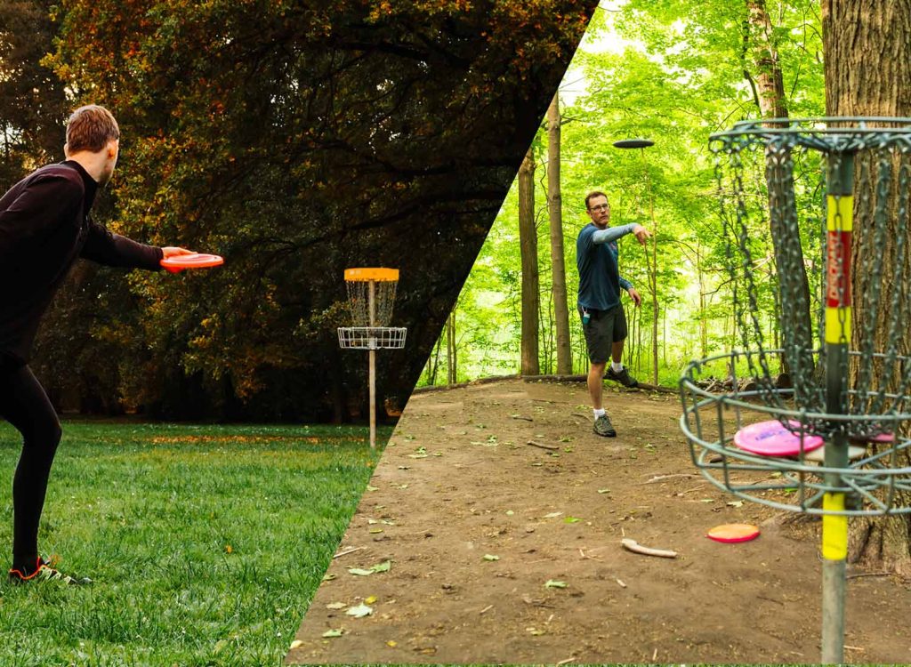 Disc golf at Southpoint Shine community event