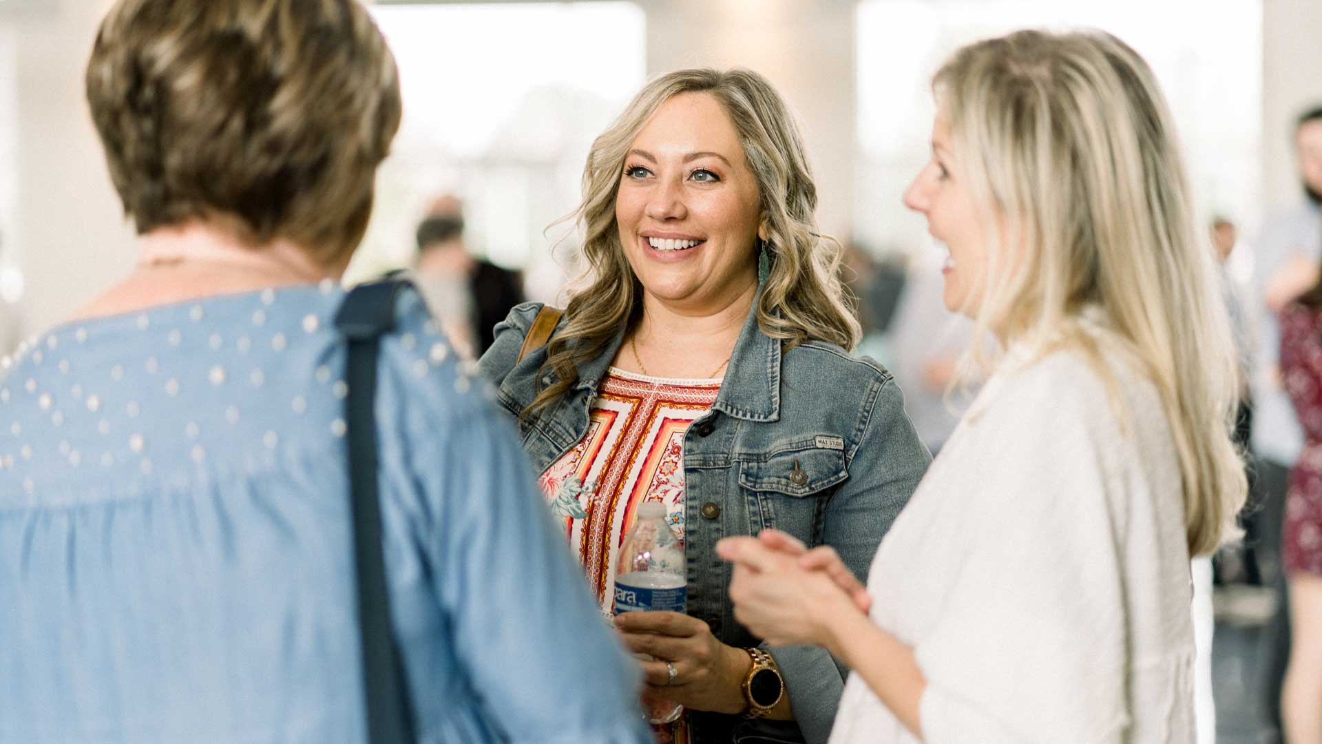 People Connecting and Talking at Southpoint Community Church