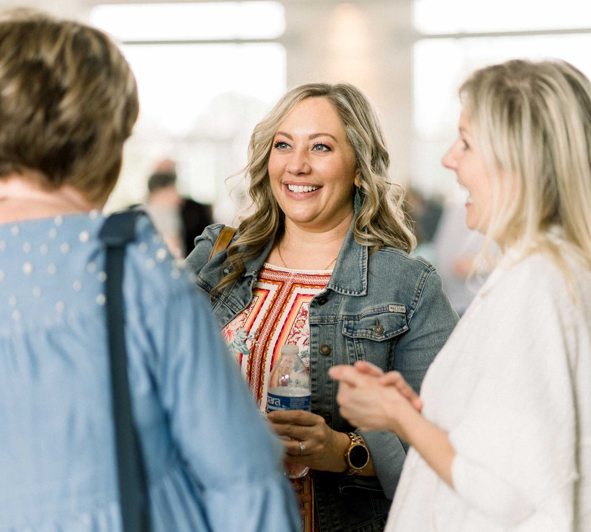 People Connecting and Talking at Southpoint Community Church