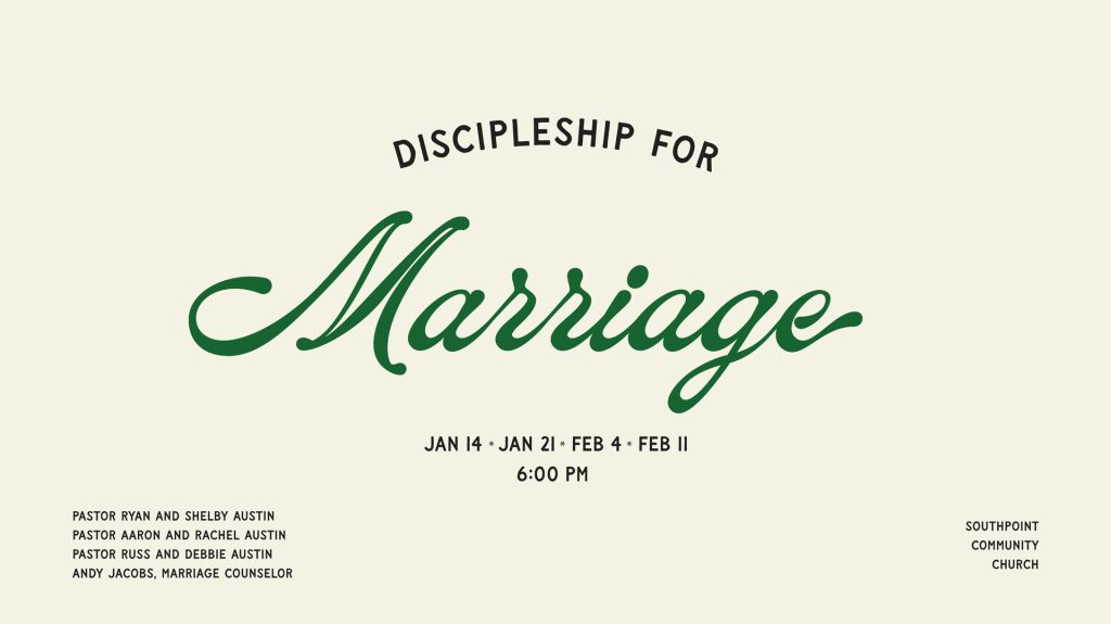 Discipleship For Marriage Class